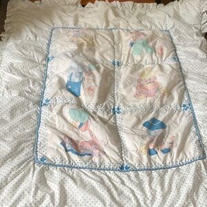 Vintage NoJo Noel Joanna Sunbonnet Sue Style Quilt Blanket Child Size